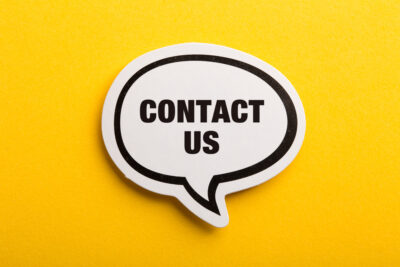 Contact Us Image (yellow box with copy)